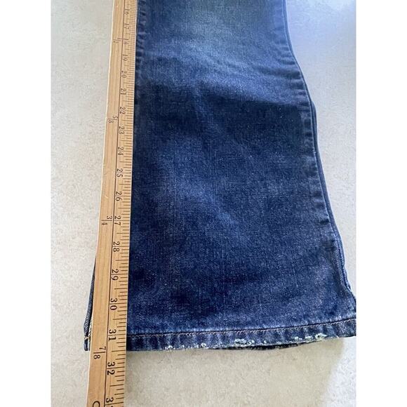 Calvin Klein Flare Jeans Womens Size 16 Blue Medium Wash Denim Mid Rise - Picture 11 of 13